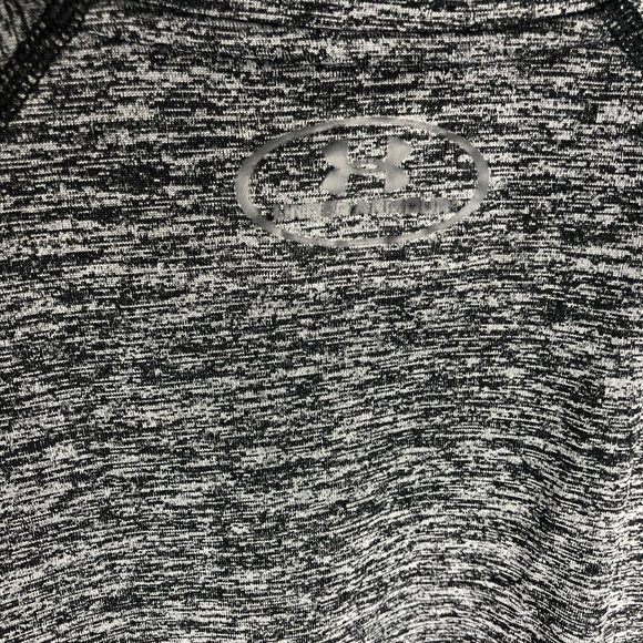 Under Armour Men's Heatgear 1/4 Zip pullover Loose Heathered Gray Shirt Small - Picture 4 of 7